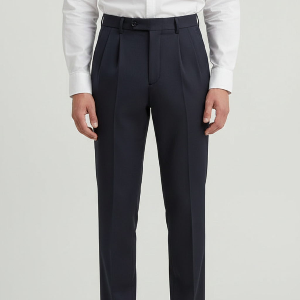 Hawthorne | Men’s Pantalon With Pleated Front And Tapered Leg