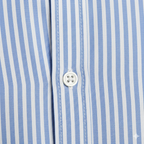Hudson | Men’s Overshirt With Vertical Stripes And Long Sleeves