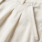 Isla | Women’s Linen Trousers With Wide Leg Silhouette And Side Pockets | Casual