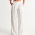 Isla | Women’s Linen Trousers With Wide Leg Silhouette And Side Pockets | Casual