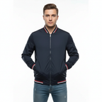 Jackson | Men's Bomber Jacket With Zip Closure And Ribbed Collar | Casual
