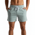 Jackson | Men's Swim Short With Drawstring Waist And Striped Texture | Summer