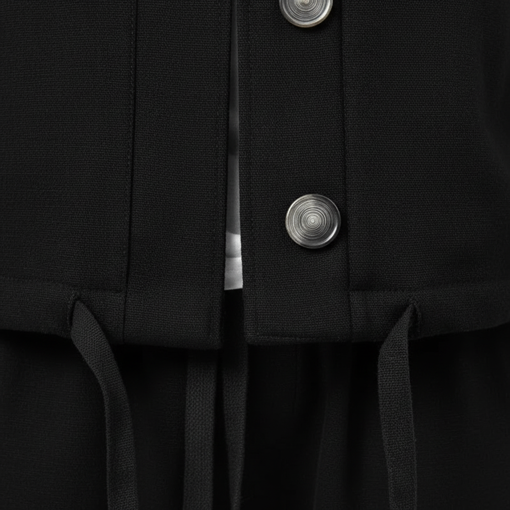 Jackson | Men's Two Piece Set With Button Jacket And Drawstring Pants | Minimalist
