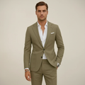 Jackson | Men's Two Piece Suit With Notch Lapel And Button Closure | Formal