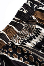 Joany | Women's Maxi Skirt With Pleated Design And Tribal Print | Bohemian