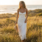 Lara | Women’s Day Maxi Dress With Spaghetti Straps And Sweetheart Neckline | Maxi