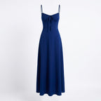 Lara | Women’s Day Maxi Dress With Spaghetti Straps And Sweetheart Neckline | Maxi