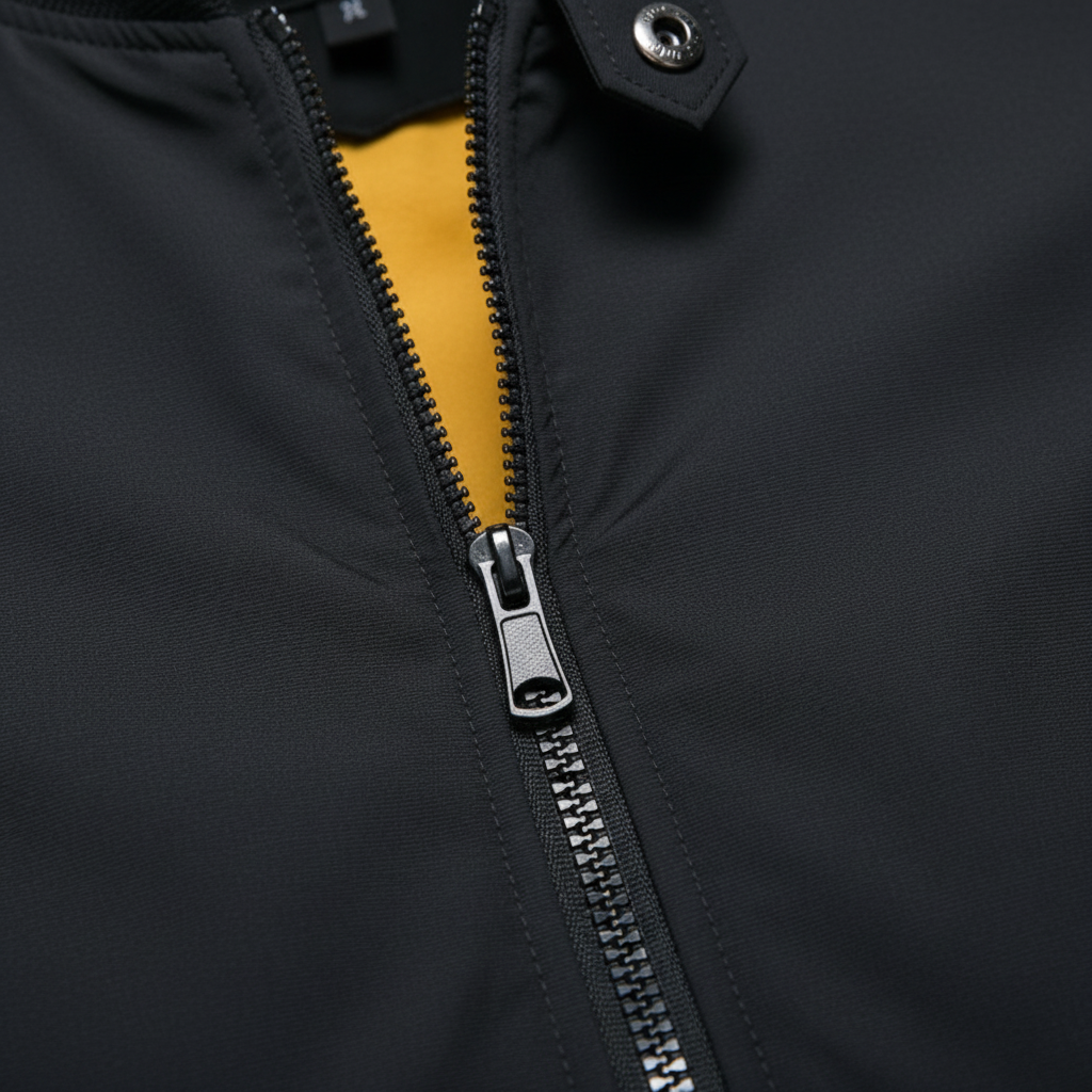 Liam | Men's Bomber Jacket With Zip Closure And High Neck | Casual