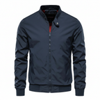 Liam | Men's Bomber Jacket With Zip Closure And High Neck | Casual