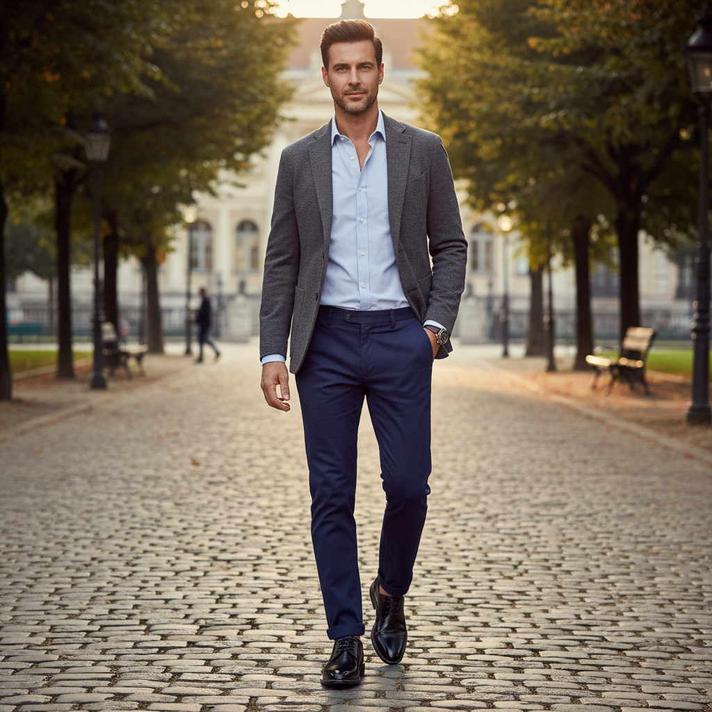 Liam | Men's Lace-Up Shoes With Low-Top Design And Sleek Silhouette | Formal