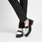 Liam | Men's Loafers With Slip-On Design And Contrast Panel | Smart Casual