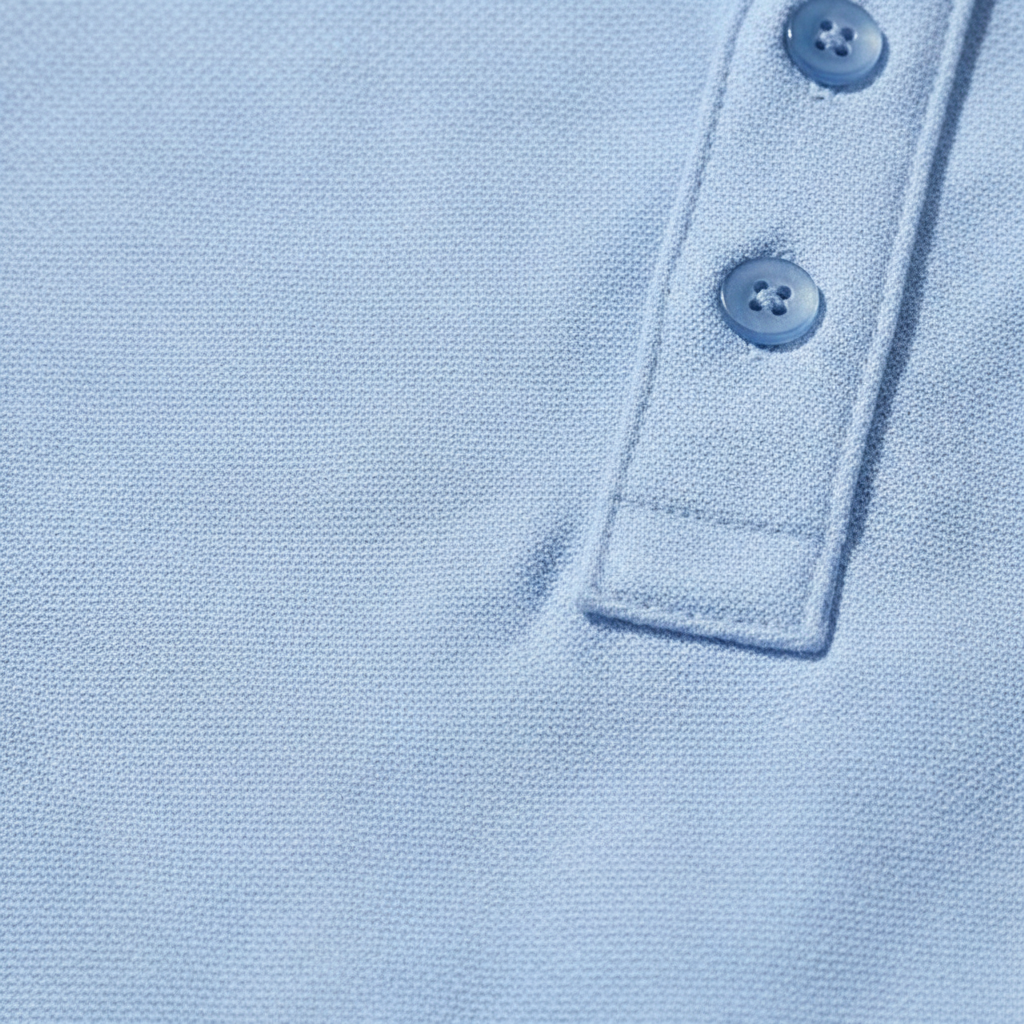 Liam | Men's Polo Shirt With Short Sleeves And Button Placket | Casual