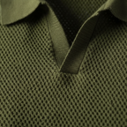 Liam | Men's Polo Shirt With Textured Knit And Short Sleeves | Casual