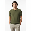 Liam | Men's Polo Shirt With Textured Knit And Short Sleeves | Casual