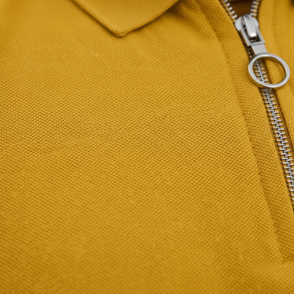 Liam | Men's Summer Set With Zip Polo Shirt And Drawstring Pants | Sporty