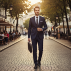 Liam | Men's Two Piece Suit With Notch Lapel And Tailored Fit | Formal