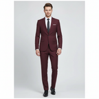 Liam | Men's Two Piece Suit With Notch Lapel And Tailored Fit | Formal