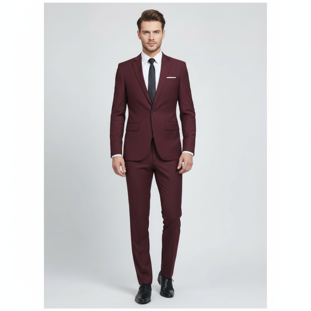 Liam | Men's Two Piece Suit With Notch Lapel And Tailored Fit | Formal