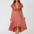 Liora | Women's Graduation Midi Dress With Floral Pattern And Sweetheart Fit