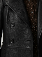 Liora | Women's Trench Coat With Button Front And Notched Collar