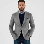 Lucas | Men's Blazer With Notch Lapel And Button Front | Smart Casual