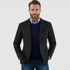 Lucas | Men's Blazer With Notch Lapel And Button Front | Smart Casual