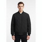 Lucas | Men's Bomber Jacket With Quilted Texture And Zip Closure | Casual