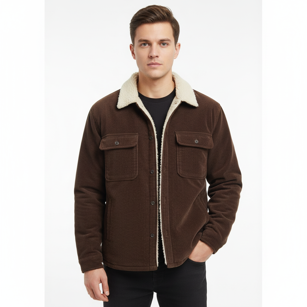 Lucas | Men's Denim Jacket With Button Front And Chest Pockets | Casual