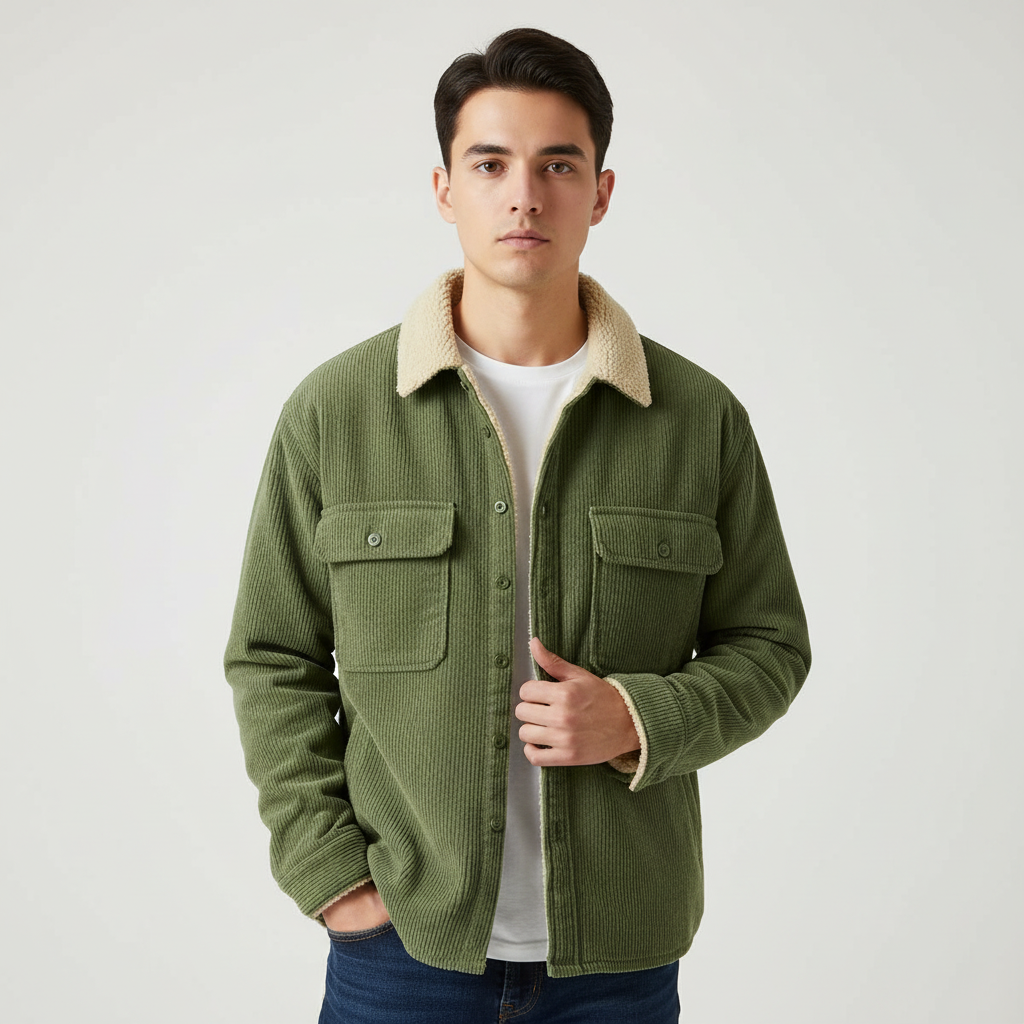 Lucas | Men's Denim Jacket With Button Front And Chest Pockets | Casual