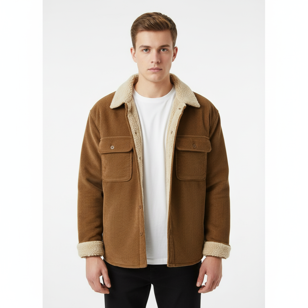 Lucas | Men's Denim Jacket With Button Front And Chest Pockets | Casual