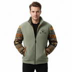 Lucas | Men's Sherpa Jacket With High Neck And Zip Closure | Outdoor