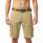 Lucas | Men's Shorts With Cargo Pockets And Button Closure | Casual