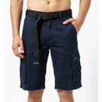 Lucas | Men's Shorts With Cargo Pockets And Button Closure | Casual