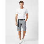 Lucas | Men's Shorts With Cargo Pockets And Button Closure | Casual