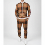 Lucas | Men's Tracksuit With Zip Jacket And Side Stripe Pants | Sporty