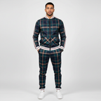 Lucas | Men's Tracksuit With Zip Jacket And Side Stripe Pants | Sporty