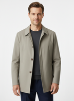 Lucas | Men's Trench Coat With Button Closure And Side Pockets | Classic