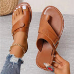 Luella | Women’s Sandals With Toe Loop And Crossover Strap | Orthopaedic