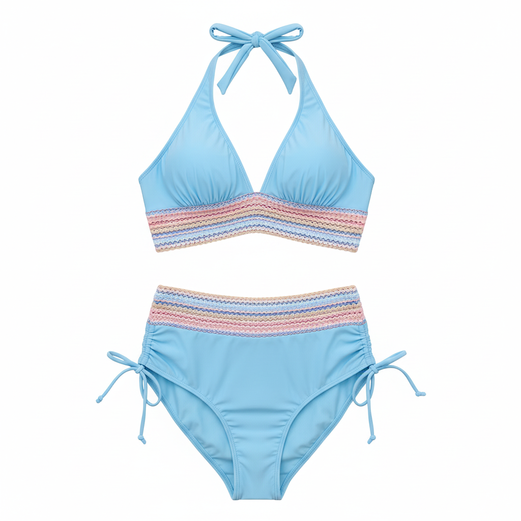 Madison | Women's Bikini With Sleeveless Design And Ruched Detail | Summer