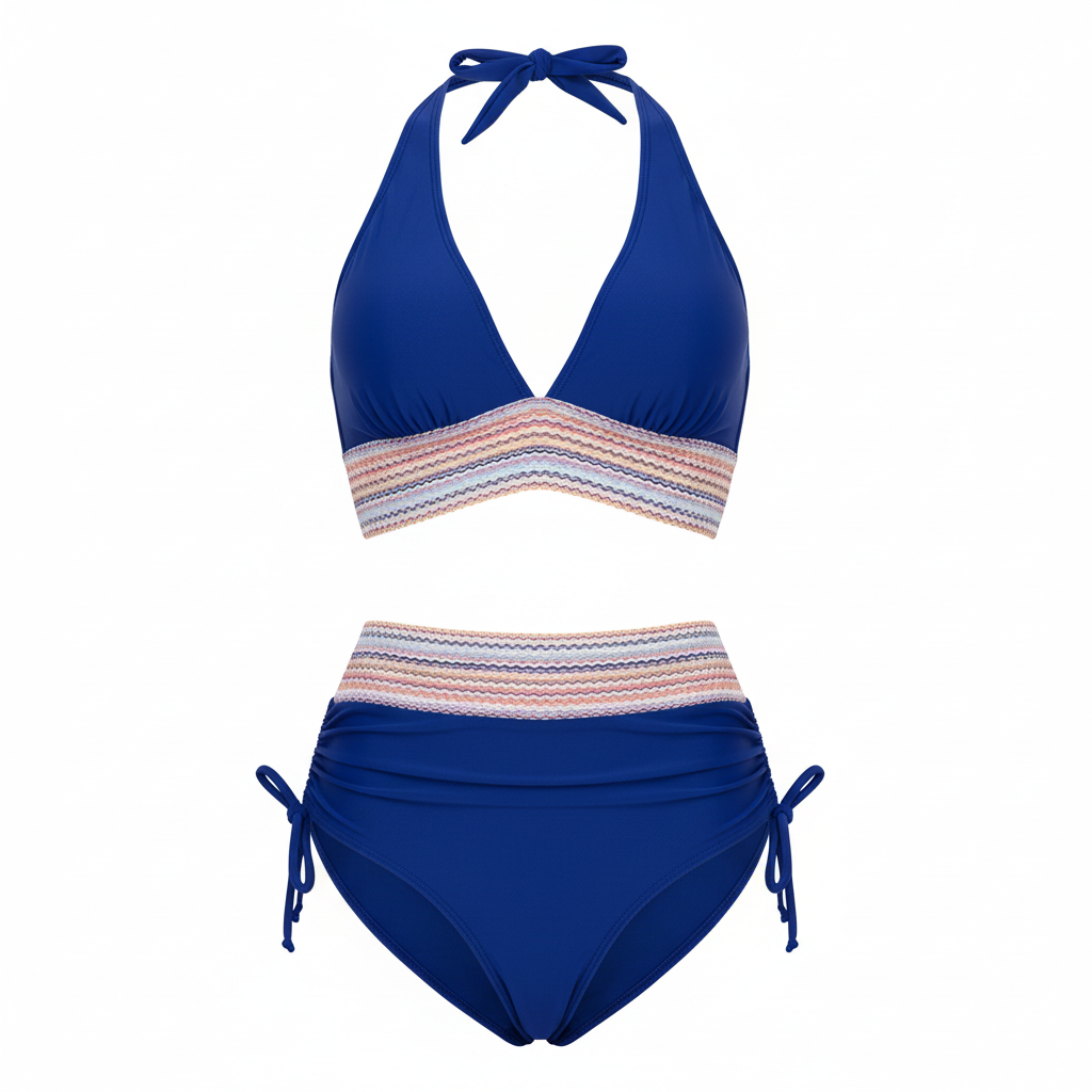 Madison | Women's Bikini With Sleeveless Design And Ruched Detail | Summer