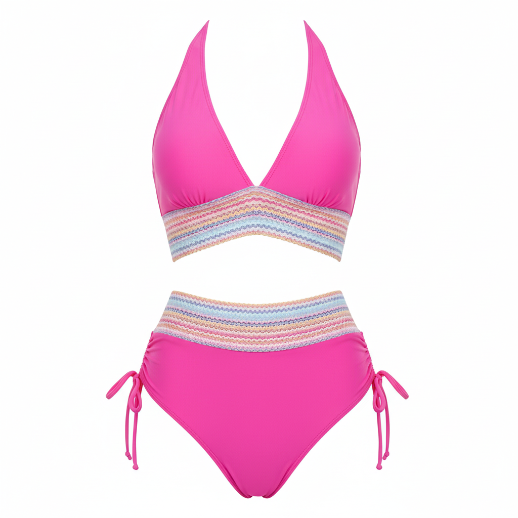 Madison | Women's Bikini With Sleeveless Design And Ruched Detail | Summer
