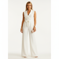 Madison | Women's Jumpsuit With Sleeveless Design And Waist Tie Detail | Elegant