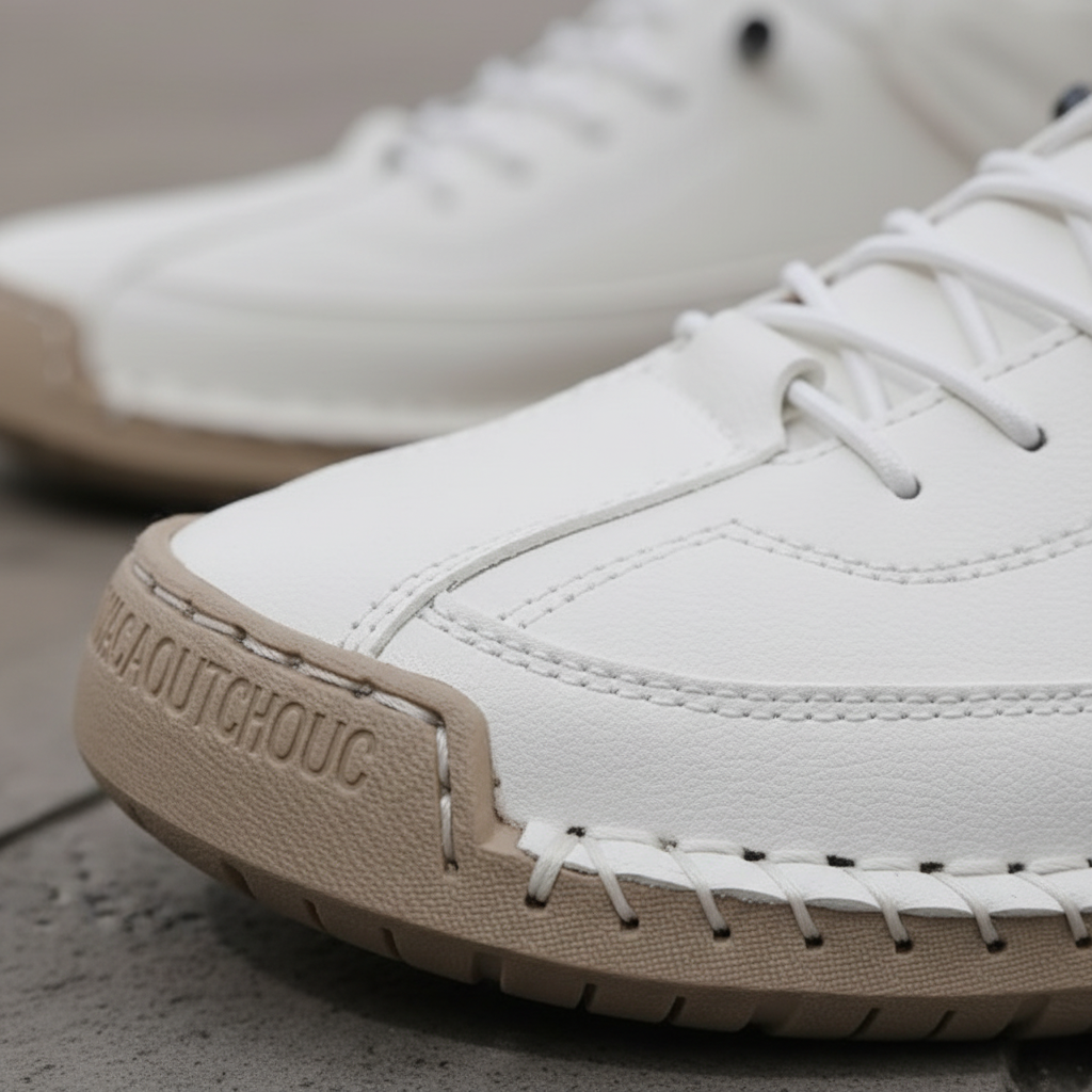 Madison | Women's Lace-Up Sneakers With Low-Top Design And Strap Detail | Casual