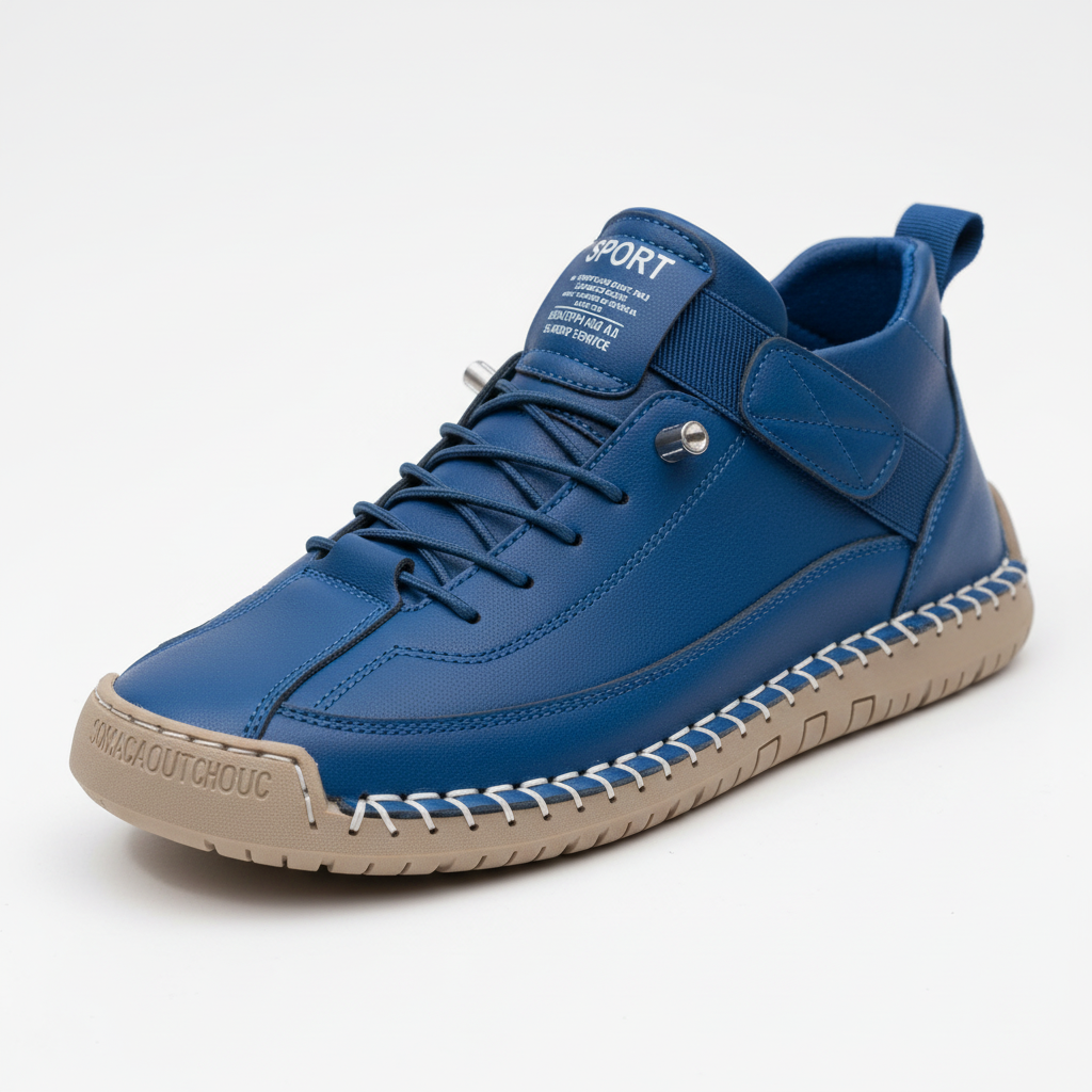 Madison | Women's Lace-Up Sneakers With Low-Top Design And Strap Detail | Casual