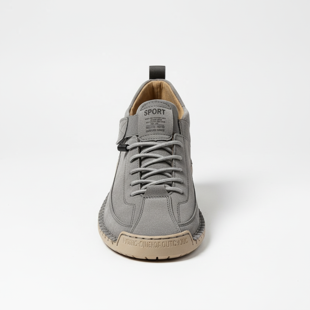 Madison | Women's Lace-Up Sneakers With Low-Top Design And Strap Detail | Casual
