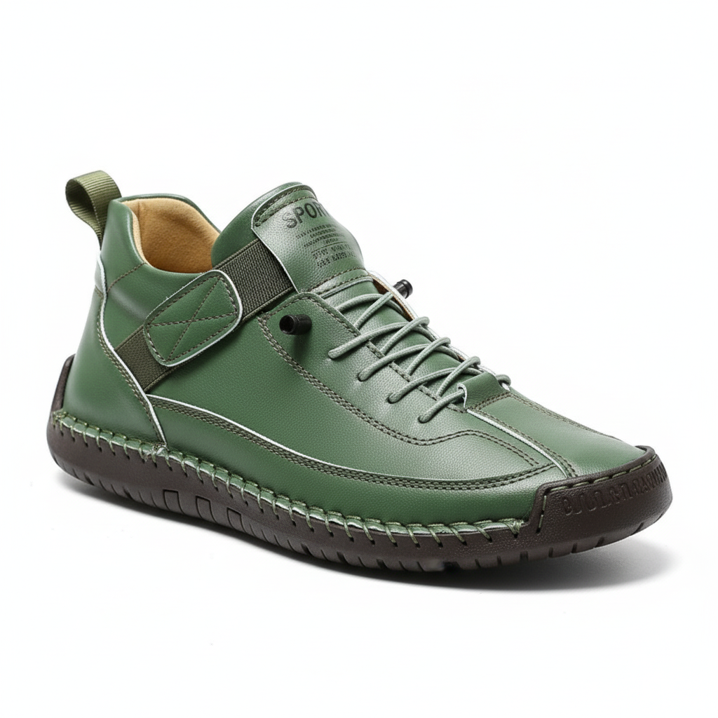 Madison | Women's Lace-Up Sneakers With Low-Top Design And Strap Detail | Casual