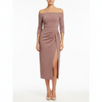 Madison | Women’s Long Sleeve Maxi Dress One-Shoulder With Asymmetric Neckline