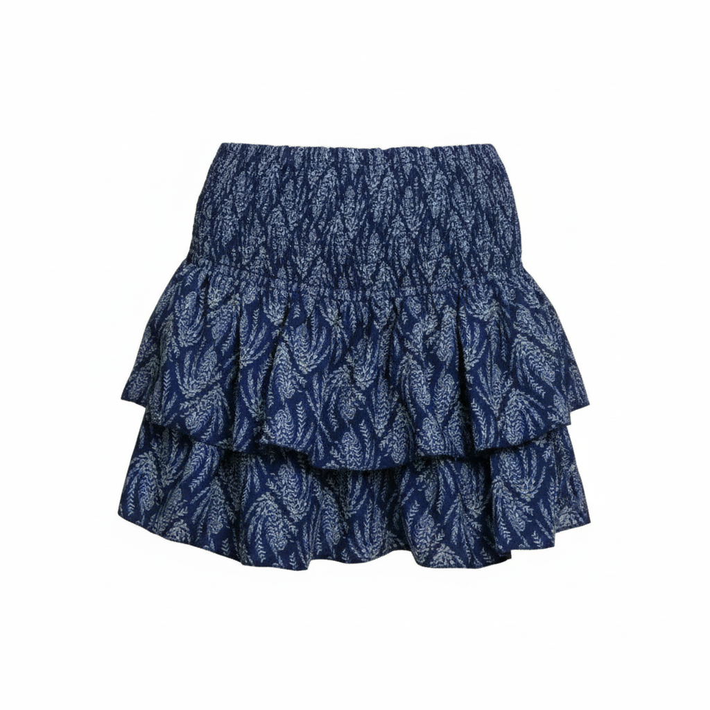 Madison | Women's Mini Skirt With Pleated Design And Printed Pattern | Summer