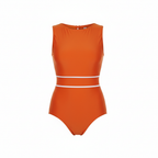 Madison | Women's Swim Suit With High Neck And Sleeveless Design | Minimalist