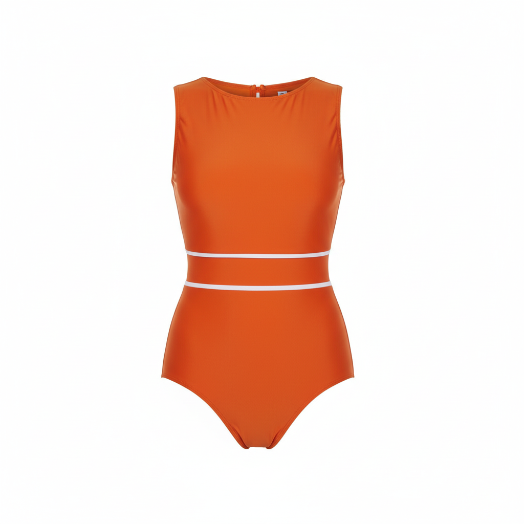 Madison | Women's Swim Suit With High Neck And Sleeveless Design | Minimalist